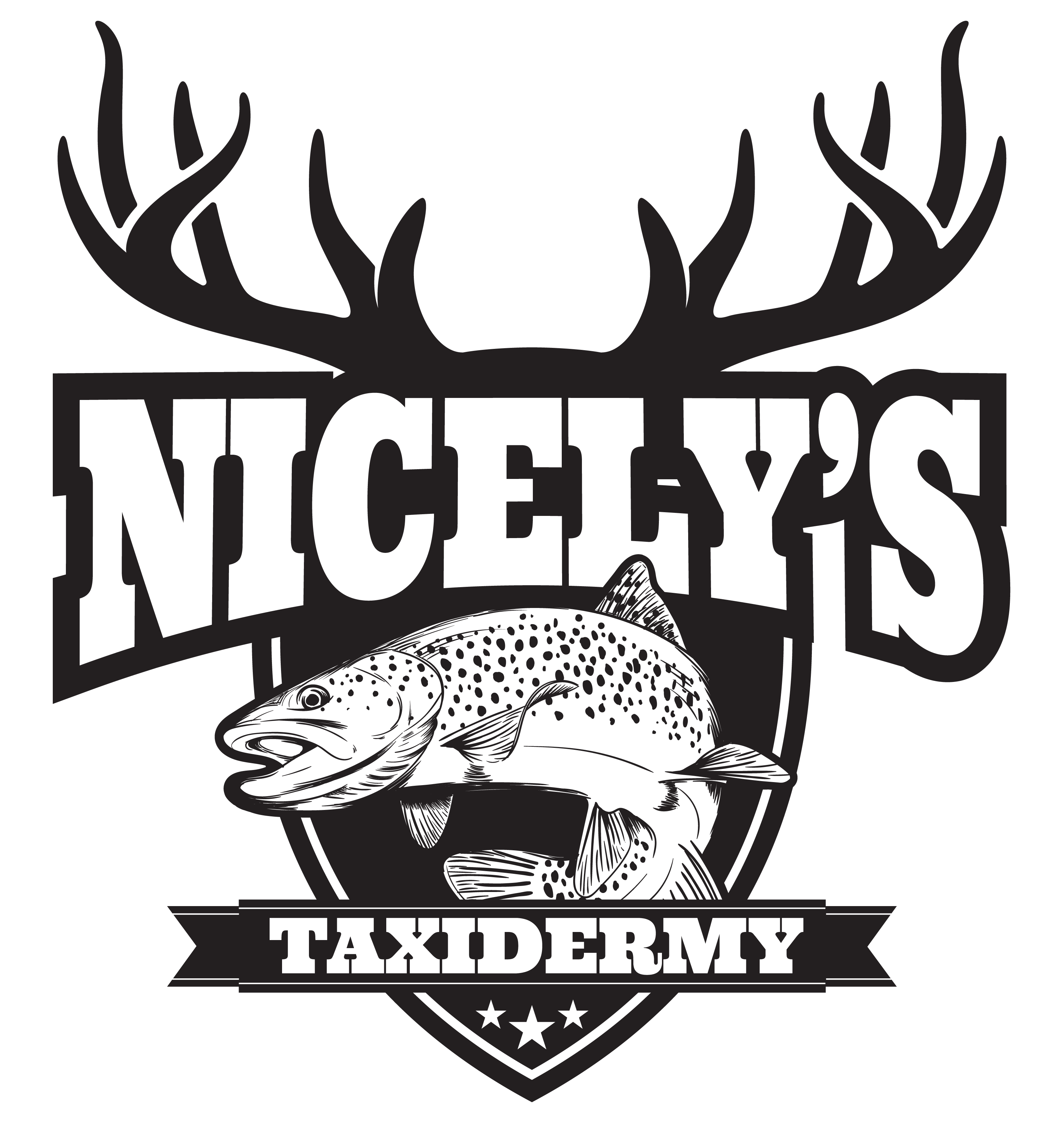 NicleysTaxidermy-Trout-Logo-02